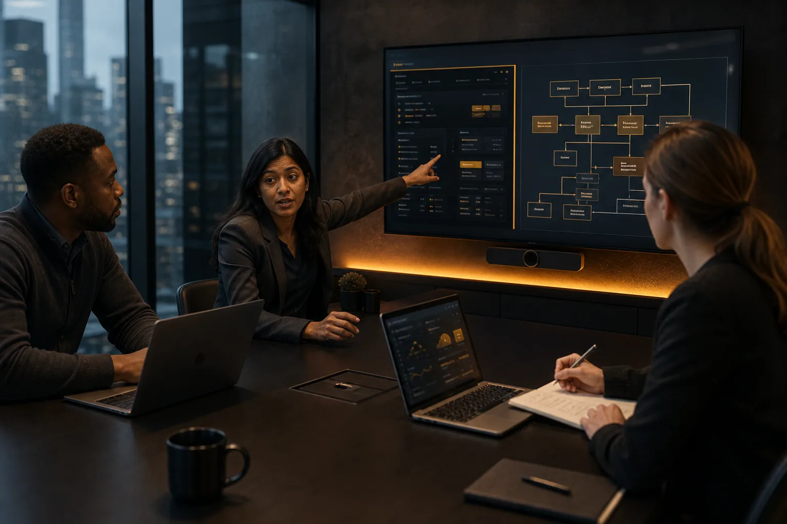 How We Work — Collaborative Delivery at Doris Infotech Doris Infotech team collaborating on a custom software solution